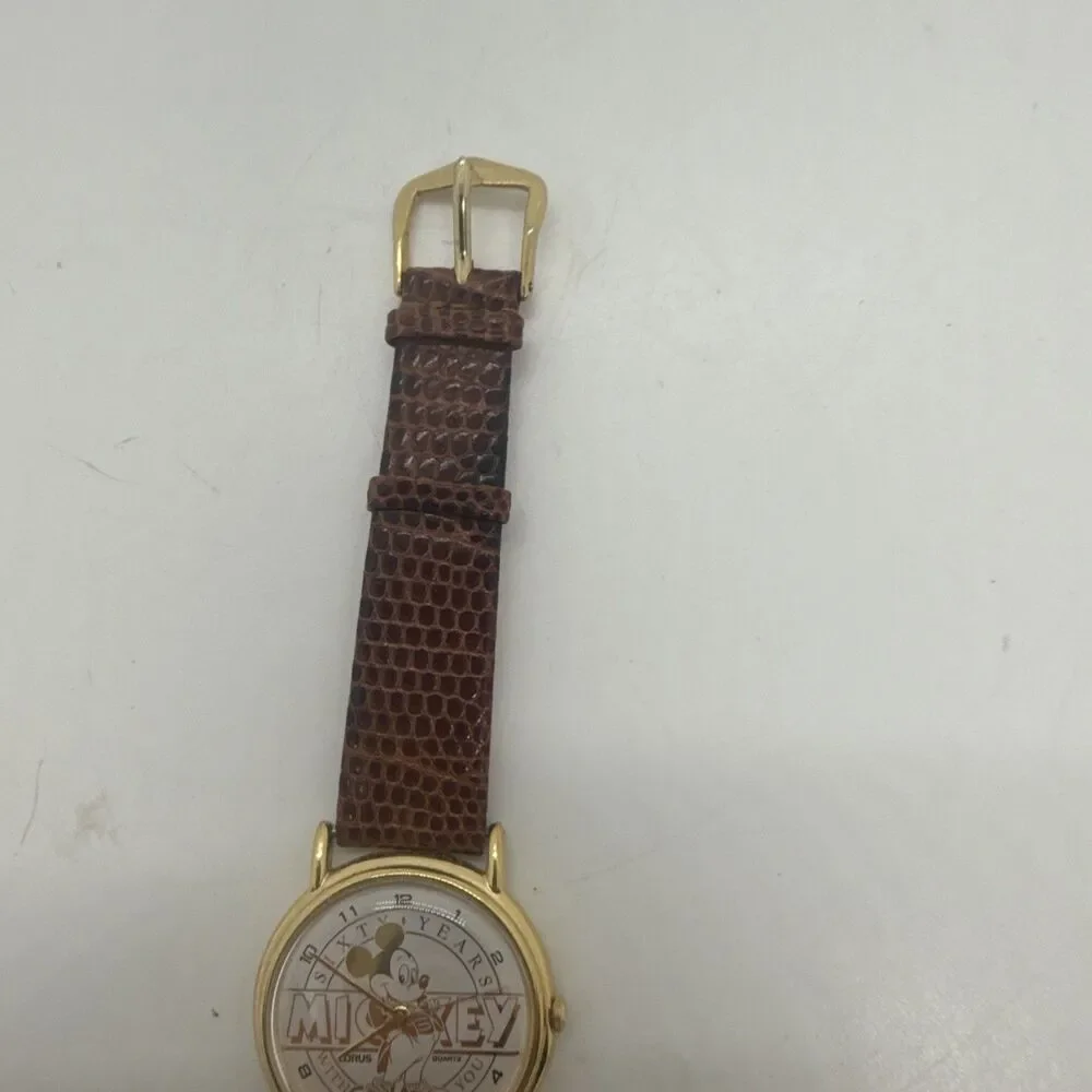1987 Vintage Lorus Mickey Mouse 60 Years Anniversary Walt Disney Watch